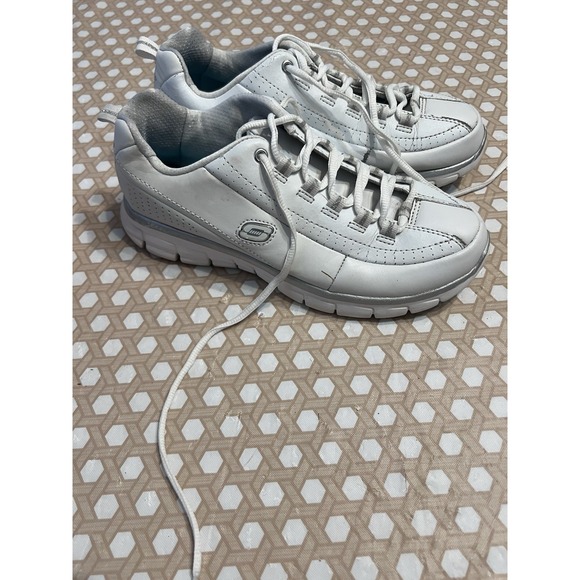 Skechers Shoes - Skechers Womens Synergy Elite Class White Running Shoes Sneakers Size 7.5